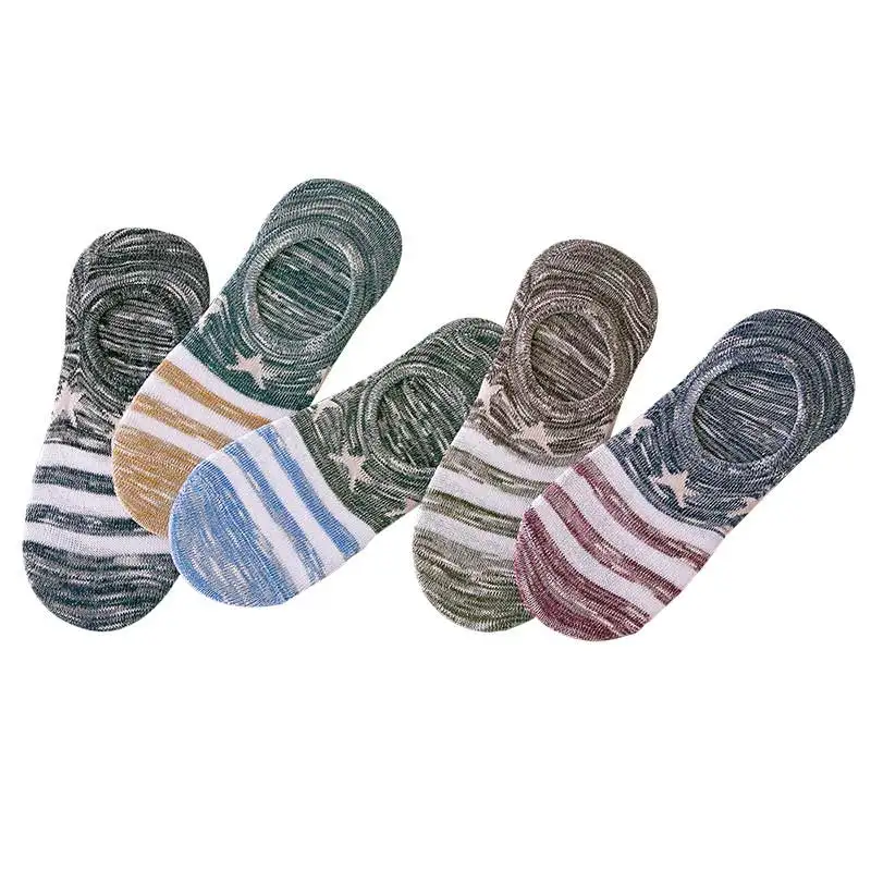 

Men five-pointed stars Boat Socks Trend Cotton Socks Short Tube Autumn Winter Casual Men Socks 2 Pairs/Lot