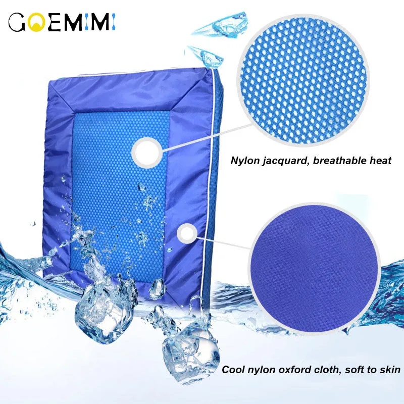 

Dog Cooling Mat Pet Ice Pad Teddy Mattress Mat Small Large Cat Cushion Summer Keep Cool Pet Gel Cooling Dog Mat For Dogs