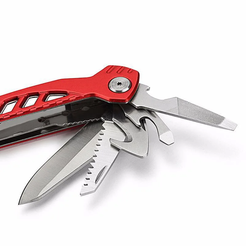 Multitool Outdoor Knife Tool with Pocket Multipurpose Stainless Steel Pliers Knife Saw Survival Folding Knife for EDC Camping