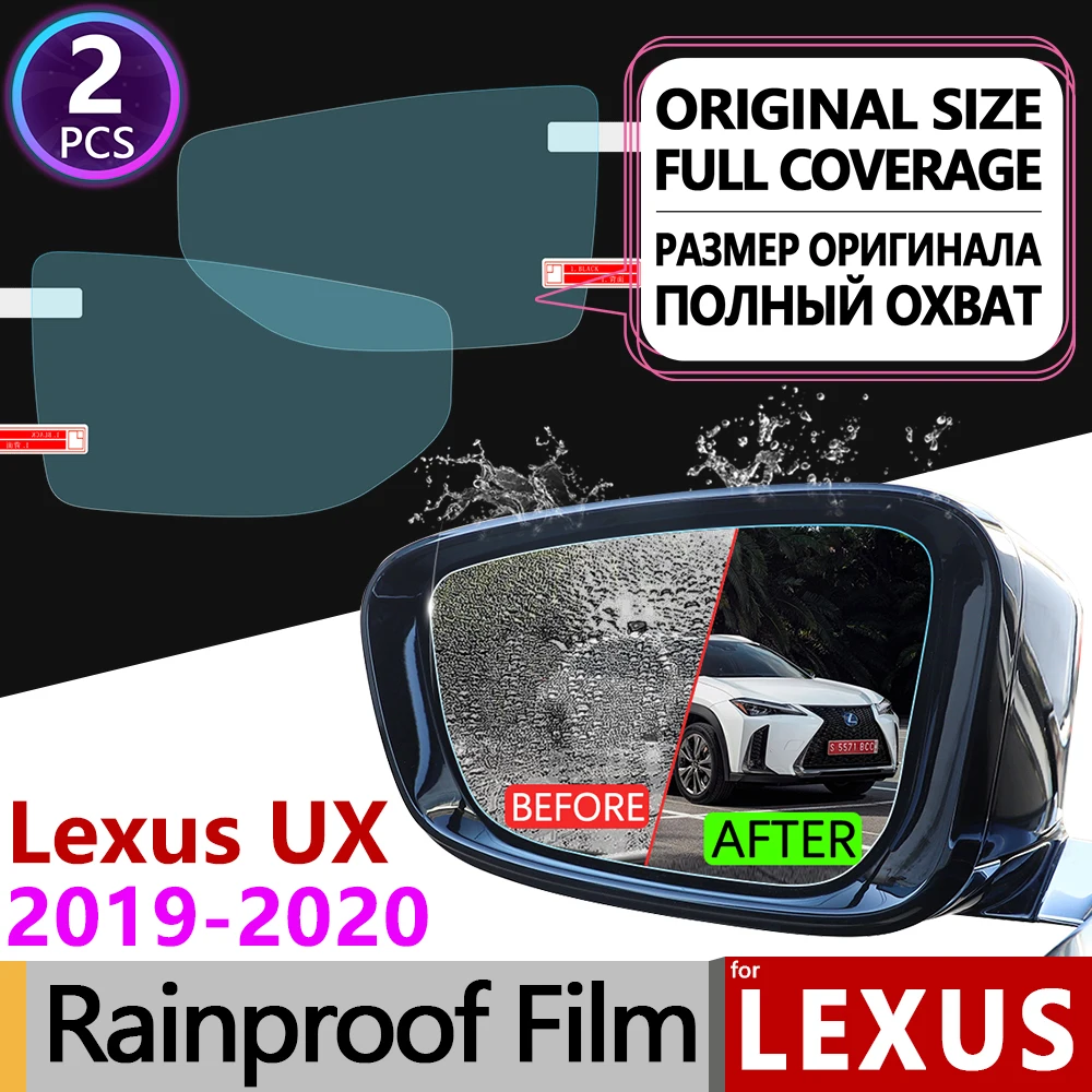 

for Lexus UX 200 250h UX200 UX250h 2019 2020 2021 Full Cover Anti Fog Film Rearview Mirror Rainproof Anti-Fog Films Accessories