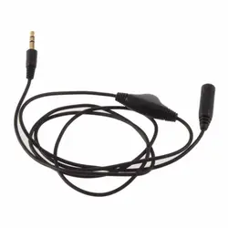 1 шт. стерео наушники 3,5 мм M/F 1 M Audio eXtension Cord кабель с объемным Управление