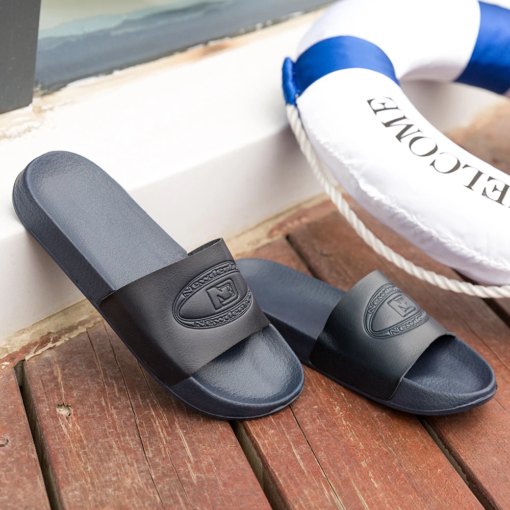 Billige NED Männer Hausschuhe Flache Bad Schuhe Unisex Outdoor Casual Non slip Rutschen Männlichen Schuhe Licht Atmungsaktive Soft Flip Flops männer