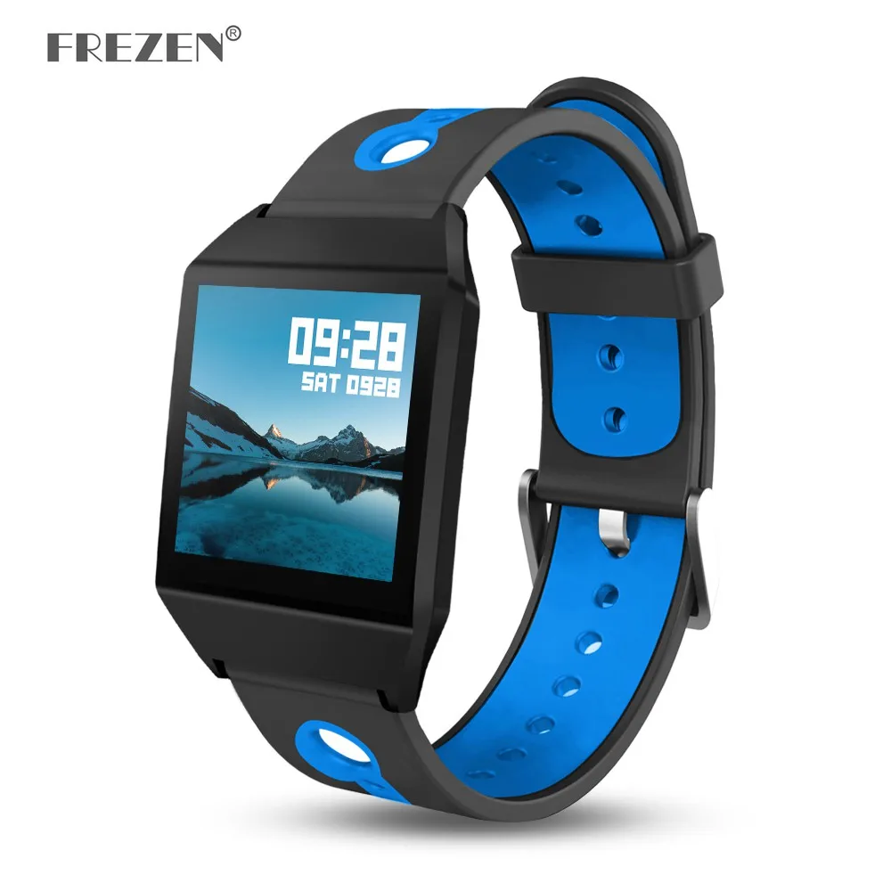 

W1 Smart Watch Bracelet Swimming Sports Blood Pressure Heart Rate Monitor AGPS Pedometer Colorful Strap Weather Display