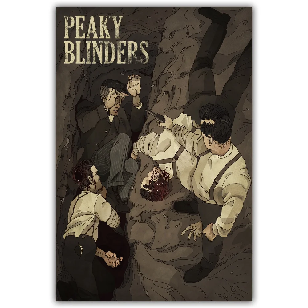 Peaky Blinders Кино ТВ стены Искусство Настенный декор шелковые принты художественные плакаты, постеры для гостиной без рамки - Цвет: 16