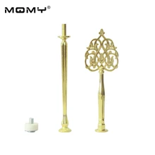 100 шт./лот дизайн Форма Лидер продаж инструмент свадебные золотые аксессуары Металл 2 уровня стержни для подставки под торты