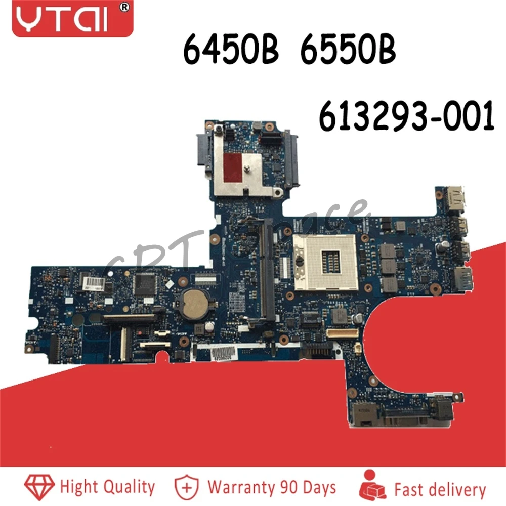 

613293-001 For HP 6450B 6550B Laptop Motherboard 613293-001 HM57 DDR3 MainBoard 100% Tested Fast Ship