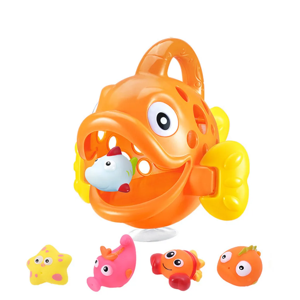 Bubles настенное питание рыбка игрушка для ванной детей ванная комната Ванна