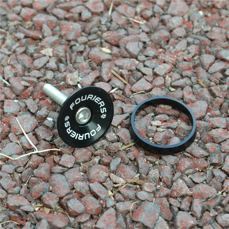 Fouriers New lightweight riser cover Bike Stem Top Cap Headset Cover 28.6mm 1 1/8\