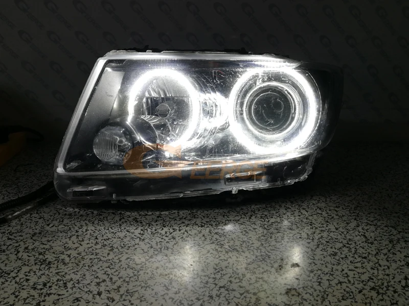 Для JEEP GRAND CHEROKEE 2011 2012 2013 ксенон отличное Ангельские глазки ультра яркий smd led Ангельские глазки комплект DRL