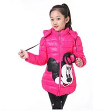 Baby Girls Boy Jackets Autumn Winter Jacket For Girls Winter Minnie Coat Kids Spiderman Clothes Children Warm Outerwear Coats