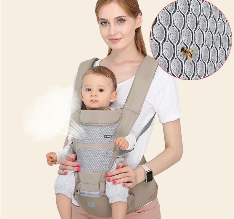 Акция! Эргономичный Baby Carrier хип сиденье Кенгуру дышащий фронтальная маленьких Слинг Рюкзак Чехол Обёрточная бумага Hipseat