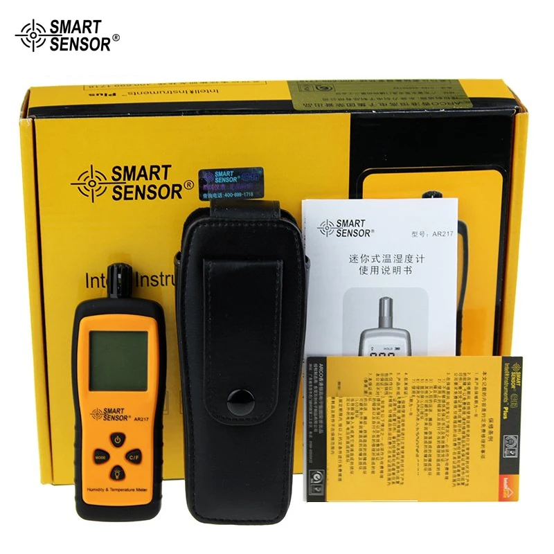 

AR-217 Handheld Hygrometer Digital Humidity Temperature Gauge Meters
