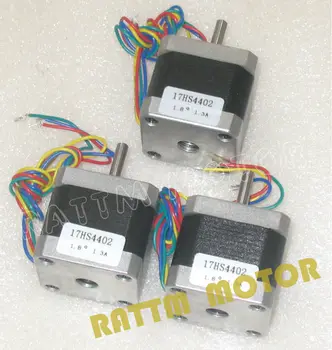 

3PCS Nema17 CNC Stepper Motor 40mm/ 58 Oz-in / 1.3A