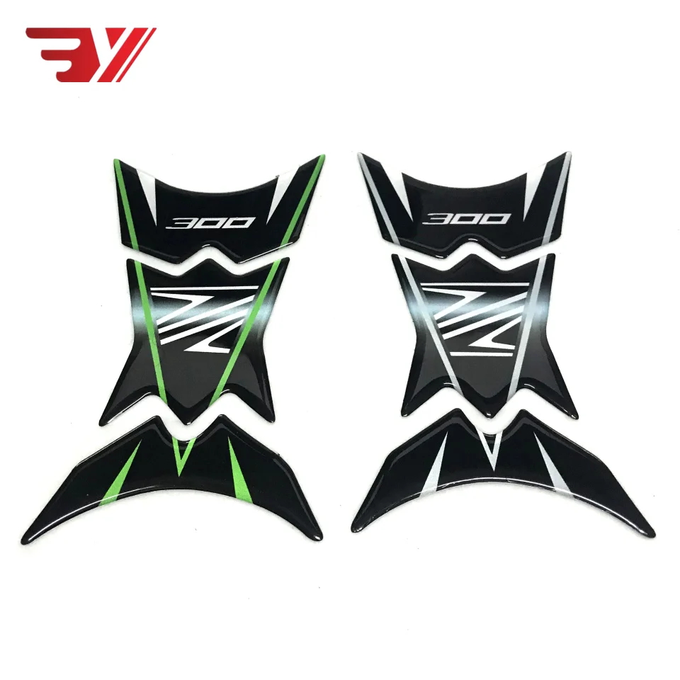 BYSPRINT товар аксессуары для мотоциклов 3D танк Pad Защитная Наклейка для Kawasaki Z300 Z250 z300 z250
