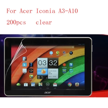 

Transparent Lcd Screen Protector Film for Acer Iconia A3-A10 explosion-proof membrane without retail packing 200pcs/lot
