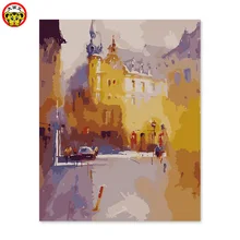 Живопись по номерам искусство Краска по номерам DIY украшения гостиная спальня диван фоновая живопись абстрактная Вода цвет propyle