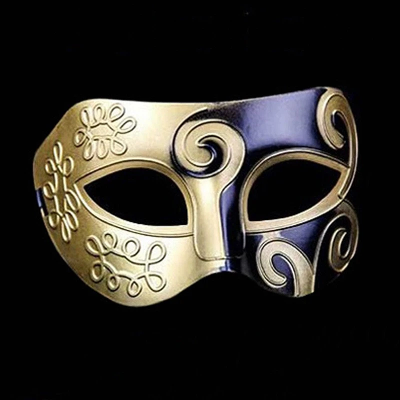 Ретро Мужские римские гладиаторские маскарадные маски, вечерние костюмы для банкета, Новинка