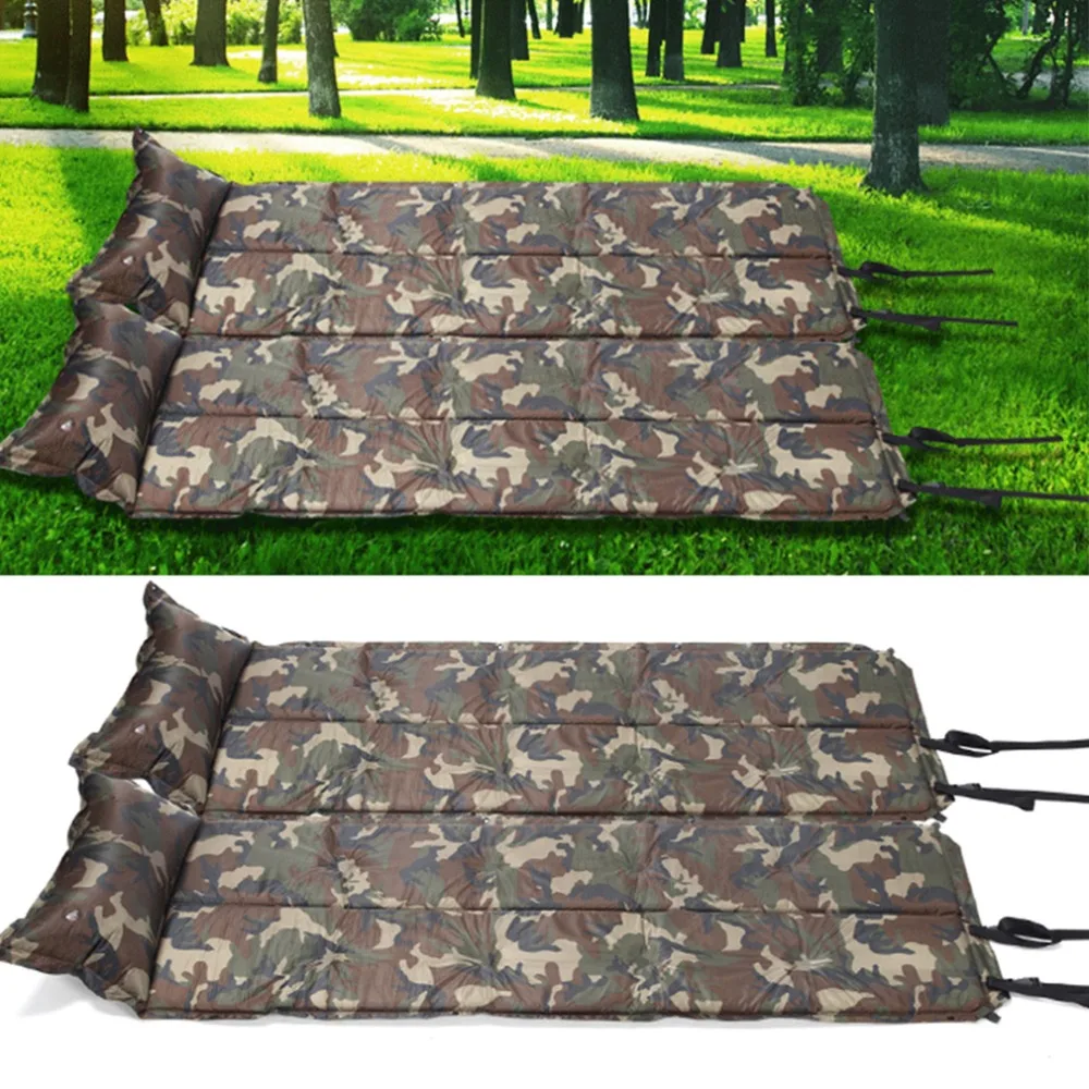 

HW2017 NEW arrival Folded Camouflage Camping Tent Mat Automatic Inflatable Cushion Mattresses