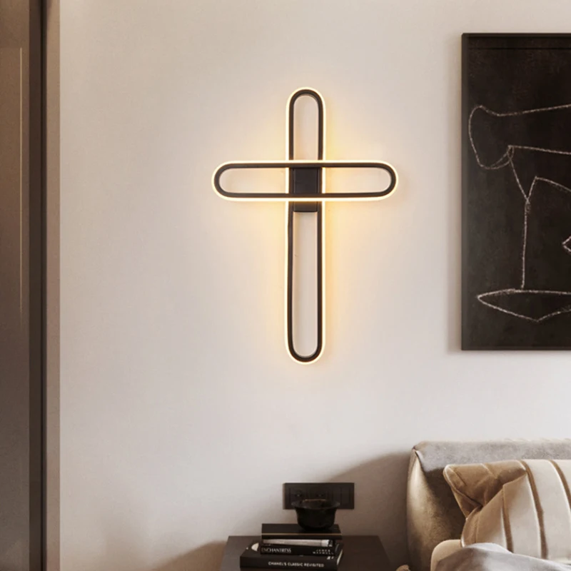 

Modern led wall light square black Aluminum lights for bedroom Bedside lamp AC85-265V lighting decorative fixtures wall lamp