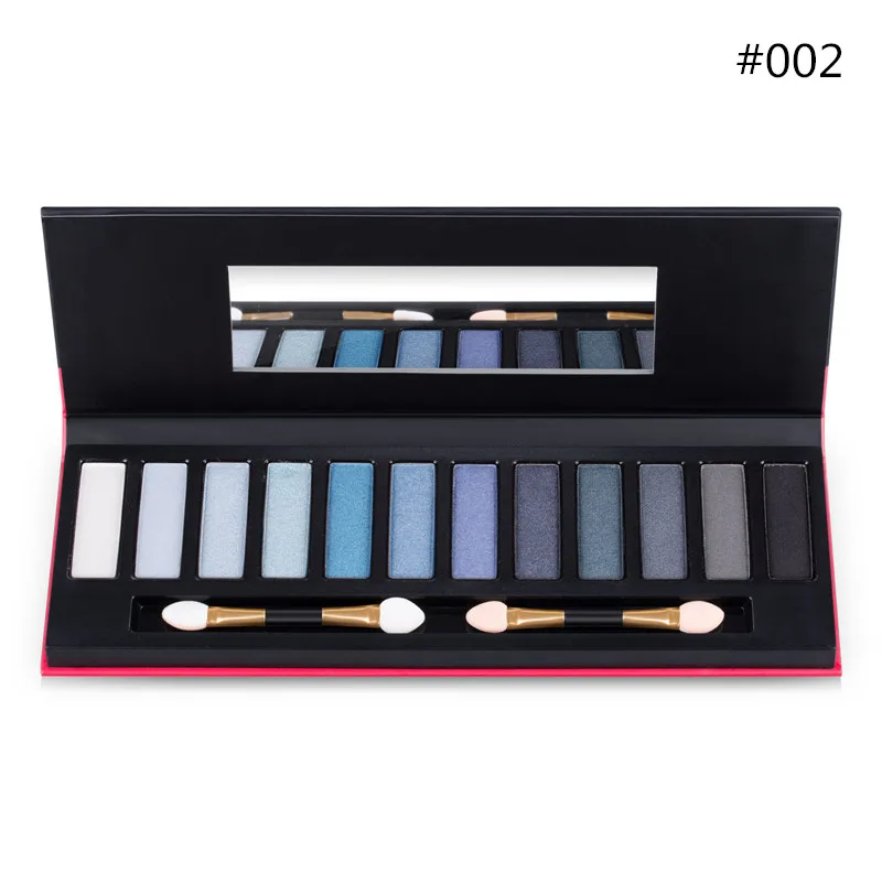 

Eye Shadow Palette Glitter 12 Colors 2 Brush Eyeshadow Perfect Summer Matte Makeup Tool Eye Shadow Cosmetics for Make-up