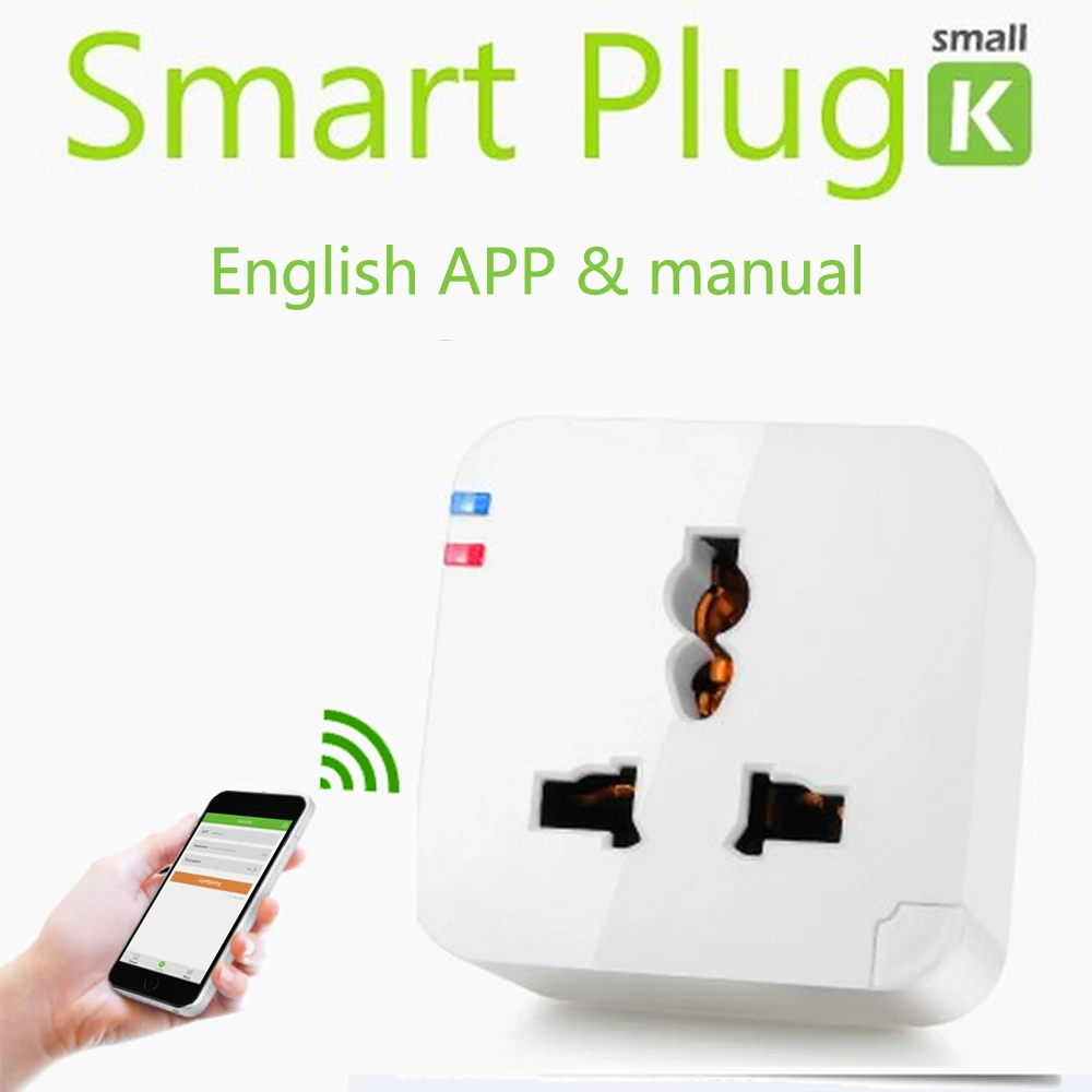 imágenes para Wifi Smart Plug Cocket Kankun con LA UE AU REINO UNIDO adaptador de Enchufe Kankun k1 Control Remoto Enchufe Eléctrico por App Inglés imágenes para Wifi Smart Plug Cocket Kankun con LA UE AU REINO UNIDO adaptador de Enchufe Kankun k1 Control Remoto Enchufe Eléctrico por App Inglés