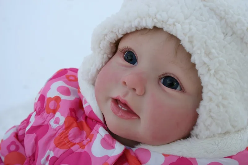 

Soft Vinyl Body Unpainted Reborn Doll Kits for Artist Handmade Mould Accessories DIY for 20'' Silicone Baby Dolls Kit
