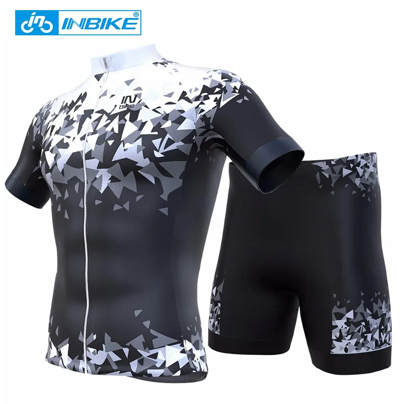 INBIKE Summer Cycling Jersey Sets Gel Padded Bike Shorts Breathable Cycling font b Clothing b font