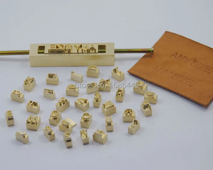 26 Letters Alphabet Characters Leather stamp Wooden stamp Leather tool