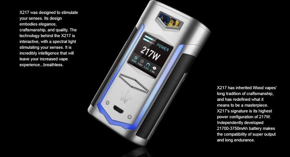 VOOPOO X217 TC Box Mod 217W-3