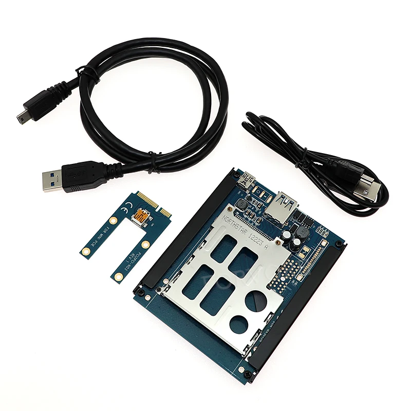 Мини адаптер PCIe USB 2 0 для ExpressCard 54 / 34 slot PCI express Mini Card To Express Converter Reader|Платы