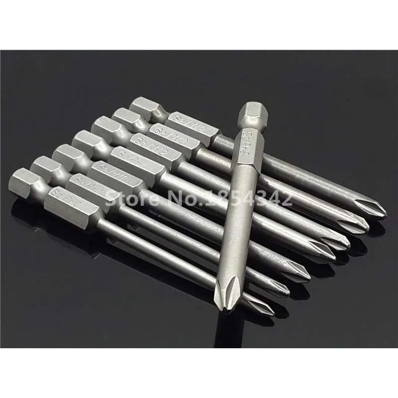 8pcs 75mm Long Hex Cross Head Screwdriver Bits Electric