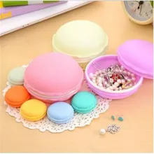 Mini Earphone SD Card Storage Box Macarons Bag Pill Easy-Carrier Boxes Jewelery Case Carrying Pouch Free Shipping