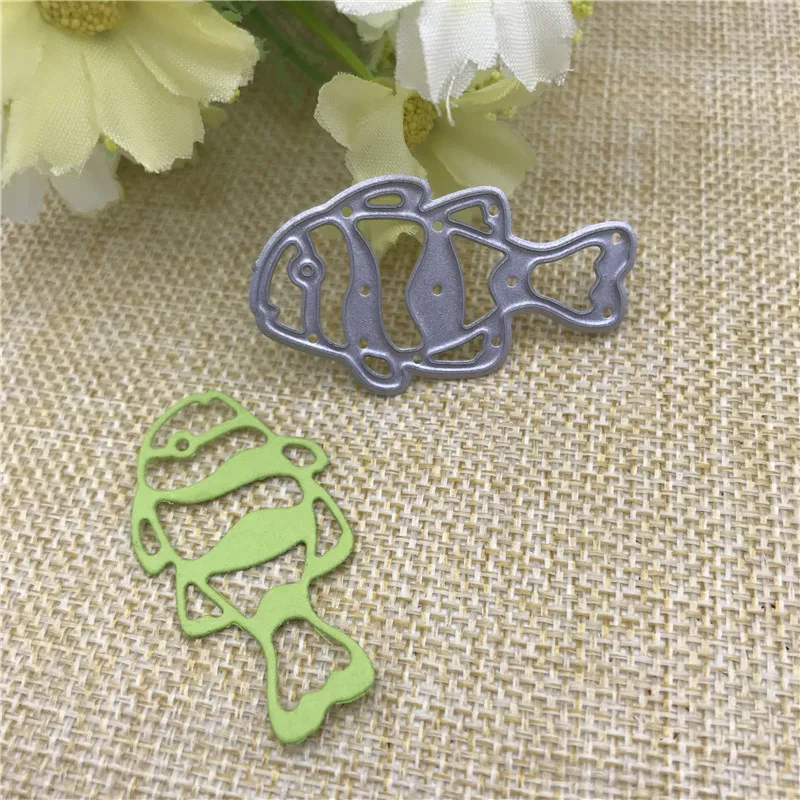

Fish Metal Cutting Die Stencil for DIY Scrapbooking Album Paper Card Decor Craft Embossing Die