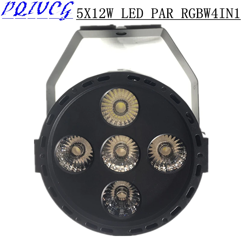 2018! Горячая 5X12W led Par огни RGBW 4в1 плоский par dmx512 Дискотека Профессиональные dj