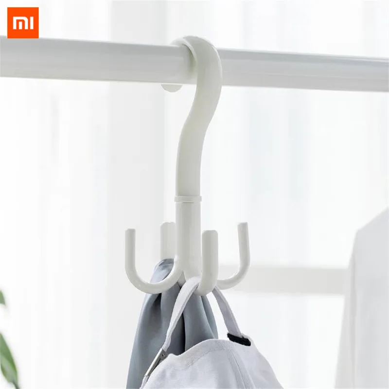 

Xiaomi Multi-Function 360 Degrees Rotate Four Claws Hooks Dry Wet Dual Use Towel Hanger Home Clothes Shoes Sundries Organizers