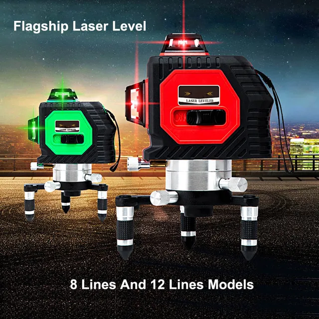 Special Price Y 3D 12 2D 8 Lines Green Red Lines Flageship Upgrade Decoration 360 Rotary Wall Multi Line Automatic Self-Leveling Laser Level Special Price Y 3D 12 2D 8 Lines Green Red Lines Flageship Upgrade Decoration 360 Rotary Wall Multi Line Automatic Self-Leveling Laser Level