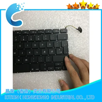

10pcs/lot New A1286 Danish Denmark DK Keyboard For Macbook Pro 15" A1286 denmark keyboard MB985 MC721 2009 2010 2011 2012 year