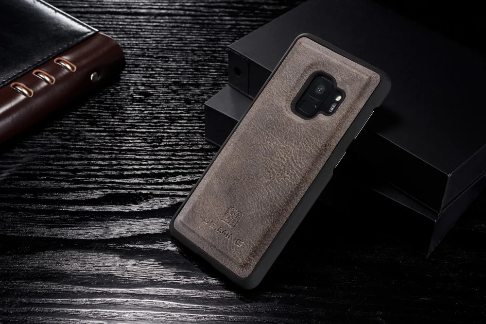 DG. MING кожаный чехол для Fundas samsung Galaxy S9 чехол для Coque samsung S9 Plus чехол S9 Чехол Флип Бумажник чехол для телефона s shell