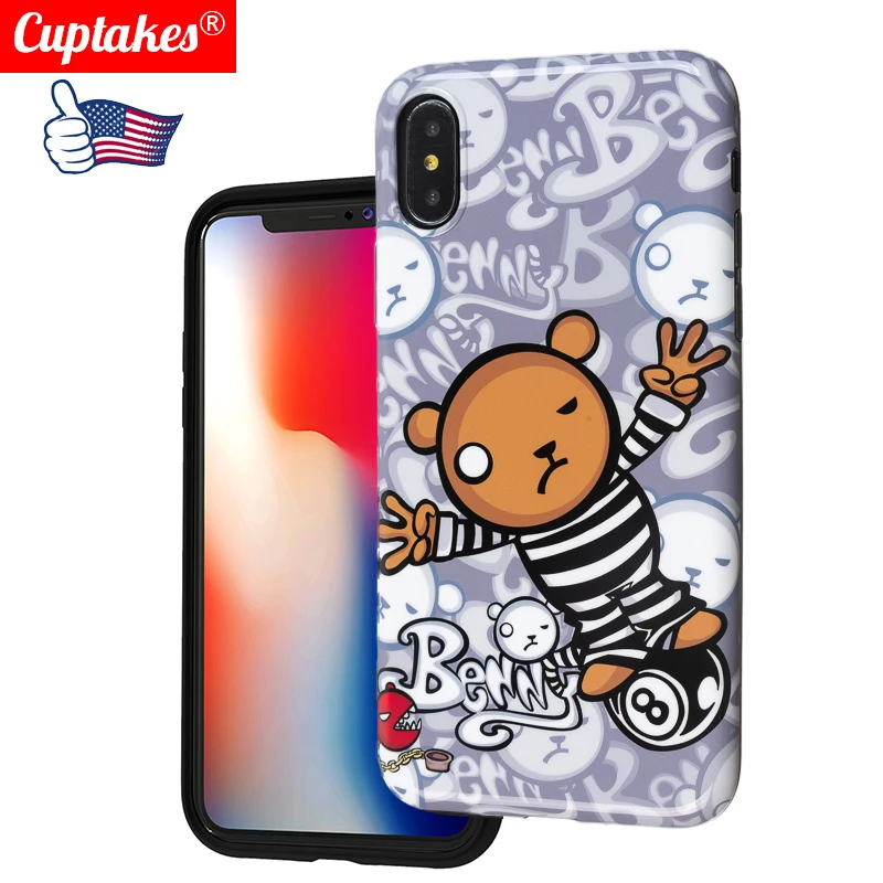 Милый мультяшный корейский чехол для телефона iPhone XS Max XR X 10 8 7 Plus 6 S роскошный