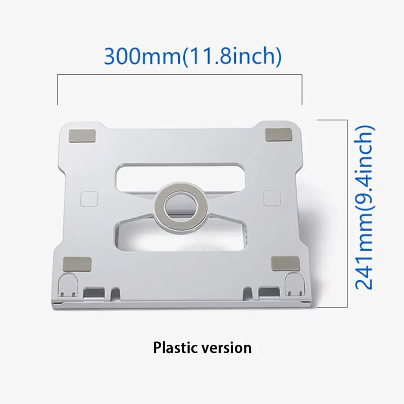 Универсальный Портативный подставка для ноутбука Тетрадь подставки держатель складной Алюминий с воздушным охлаждением размер можно регулировать для samsung MacBook Air 13 Pro