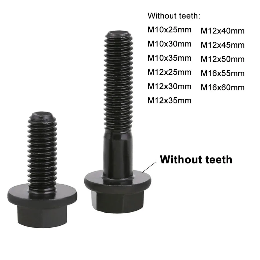 M10 M12 M14 M16 класс 10 9 шестигранные фланцевые болты винты Ленточные прокладки полная