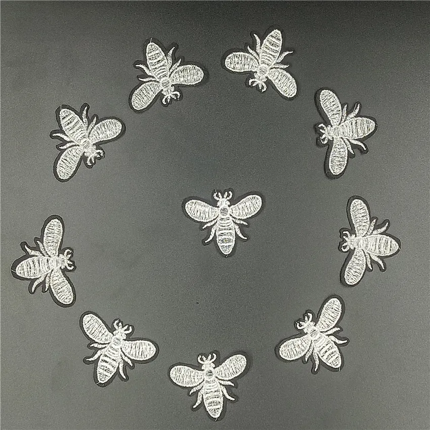 10 шт./лот мини нашивка в виде пчелы украшение для одежды футболки|embroidery iron on