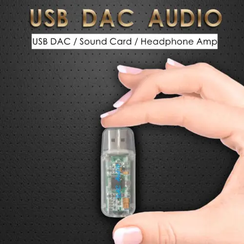 

Mini USB DAC HiFi Sound Card PCM2706 Decoder Audio Converter Headphone Amp OTG