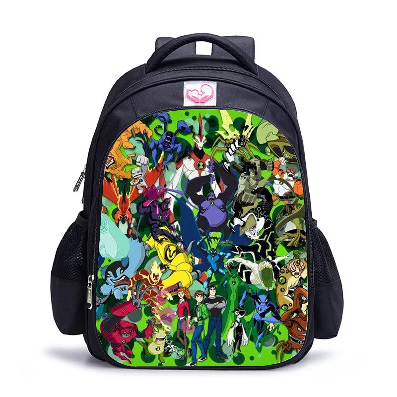 LUOBIWANG Ben 10, школьный рюкзак для мальчиков-подростков, мультяшный рюкзак, детские школьные рюкзаки, Mochila, сумка для книг - Цвет: big18
