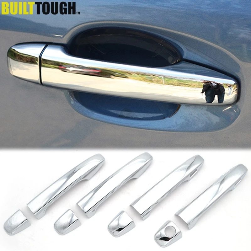For Subaru XV Crosstrek 2012 2013 2014 2015 2016 2017 Keyless Smart Key Chrome Door Handle Catch