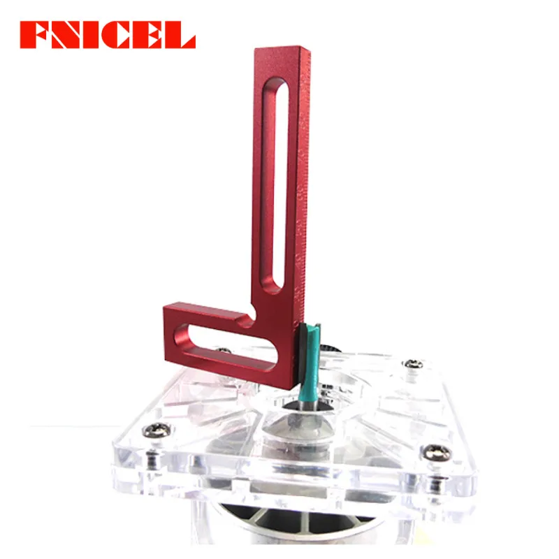 

100mm Aluminium Alloy Right Angle Precision Measuring Ruler Mini Clamping Square