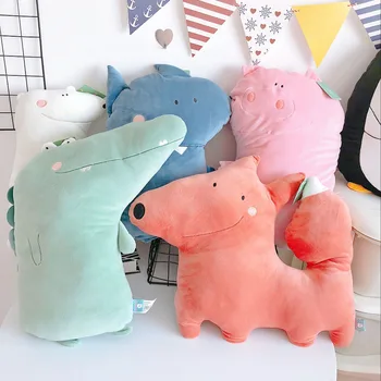 

candice guo! super cute plush toy lovely smiling fox crocodile penguin pig dog bear soft stuffed cuchion birthday Christmas gift