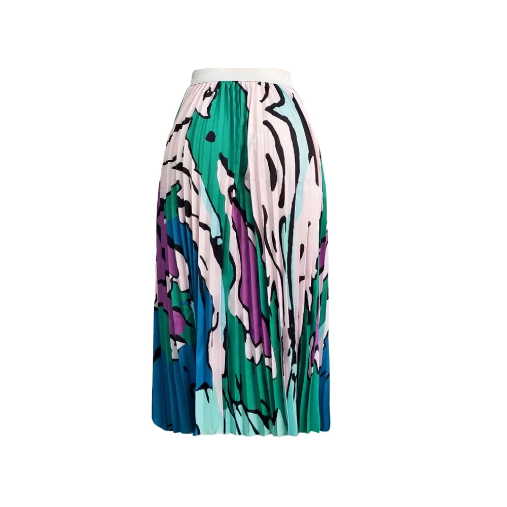 cartoon pleated skirt