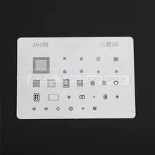 Мобильный телефон ремонт BGA Rework Reball реболлинга трафареты для samsung Galaxy S3 S4 S5 S6 Note4 Note3 шаблон прямого нагрева инструмент