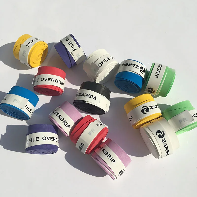 10 قطعة ZARSIA تنس مضرب Overgrip تنس القبضات يشعر لزجة الريشة مضارب يلتف اليد الغراء Overgrips غير زلة تنس قبضة